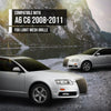 G-PLUS Fog Light Mesh Grille Pair Left and Right Compatible with Audi A6 C6 Avant 2008 2009 2010 2011 4F0807681P, 4F0807682P Black