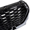 Honeycomb Front Bumper Grille Compatible with Ford Escape 2017-2018 Exterior Grill Glossy Black Protected Grille Guards With Honeycomb Mesh Style