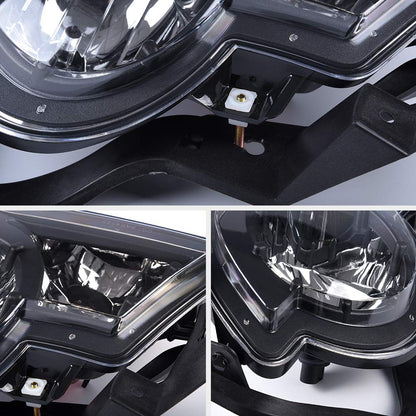 G-PLUS Front Bumper Fog Lights Assembly Compatible with 2002-2006 Chevy Avalanche Driving Fog Lamps Replacement Left & Right Side GM2593141 GM2592141 (2002-2006 Avalanche Clear Lens)