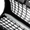 Compatible with W117 CLA Class CLA180 CLA200 CLA250 CLA260 CLA45 AMG 2014 2015 2016 Front Diamond Style Bumper Grille Upper Hood Grill Trim Shell Chrome Black