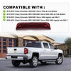 G-PLUS High Mount Rear 3rd Third Brake Light Compatible With 2014-2018 Chevy Silverado GMC Sierra 1500 2500 HD 3500 HD LED Cargo Tail Lamp Black Housing Red Lens