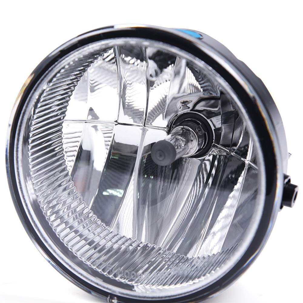 G-PLUS Clear Bumper Fog Lights Compatible With 2011-2014 Ford F150/2011-2014 Lincoln Mark LT Lamps With Bulbs Driver And Passenger Side Waterproof BL3Z15200A, FO2592229