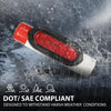 G-PLUS Boat Trailer Guide-on Post Pipe Guide Lights LED Compatible with Standard 2" PVC for Guide ons Post Sealed Submersible Turn Signal Brake Marker Reverse