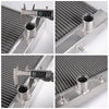 2 Row Core Full Aluminum Racing Radiator Replacement For Mitsubishi Eclipse GS-T GSX TURBO 2 Gen 1995-1999 / For Eagle Talon MT/MANUAL 1995-1999 Only