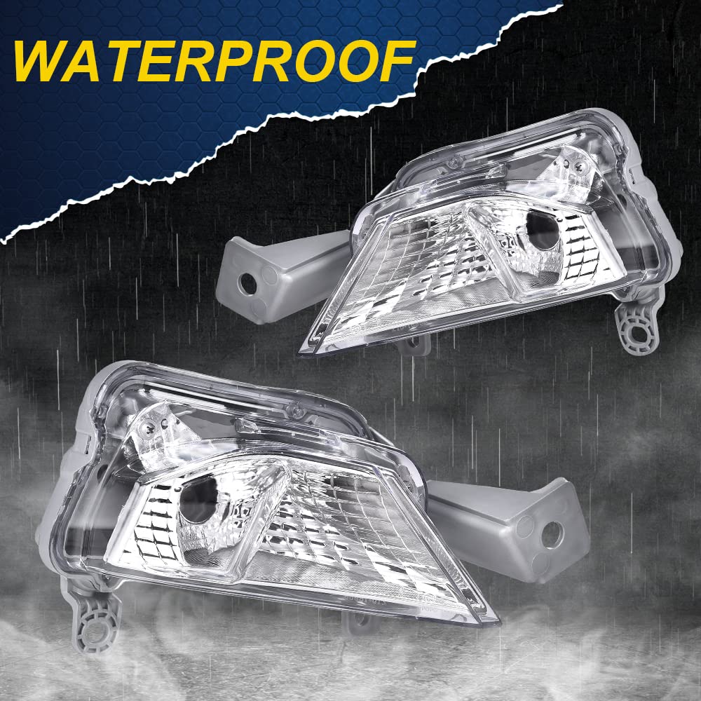 G-PLUS Signal Turn Lights Assembly Compatible with Nissan Altima 2019-2021 Clear Lens LED Lamps Parking Light | Front | 26135-6CA0A,A Pair(Left+Right)