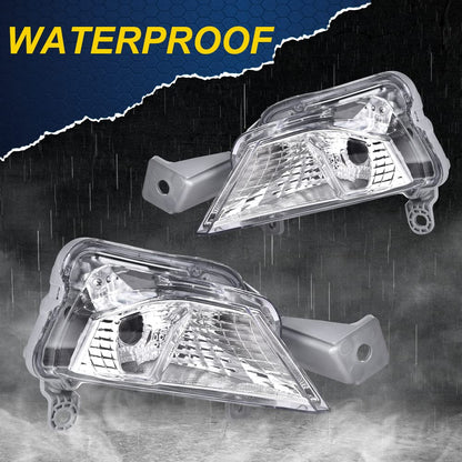 G-PLUS Signal Turn Lights Assembly Compatible with Nissan Altima 2019-2021 Clear Lens LED Lamps Parking Light | Front | 26135-6CA0A,A Pair(Left+Right)