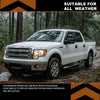 G-PLUS Out-Channel Mount Ventvisor Window Deflectors Compatible with Ford F150 SuperCrew Crew Cab 2009-2014 Fit Ford F150 SVT Raptor SuperCrew Cab 2010-2014 4 PCS Smoky