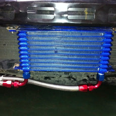 G-PLUS Aluminum Oil Cooler Kit 15 Row Universal Engine Transmission Filter Kit Product Details