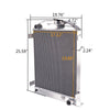 Racing Aluminum Radiator Replacement For FORD MODEL A CHEVY V8 UPGRADE 1930 1931