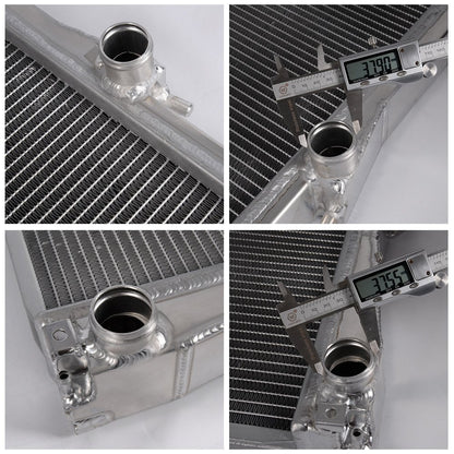 Aluminum Racing Radiator Replacement For BMW Z3 M COUPE/ROADSTER E36 3.2L L6 1998 1999 2000 2001 2002 +14" Radiator Cooling Fan