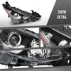 G-PLUS Headlight w/bulb Compatible with Mazda 3 2014 2015 2016 Bumper Headlamp BPW1510K0, MA2503144 Right Passenger Side Clear Lens Black Housing Amber Reflector