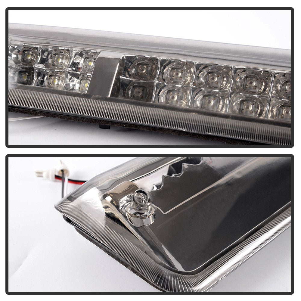 G-PLUS Rear Third Brake LED Tail Light Compatible With 2004-2008 Ford F150 Explorer 3RD Cargo Lamp, Clear Lens