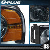 G-PLUS Headlights Assembly Compatible with Dodge Ram 1500 2500 3500 2002-2005 Bumper Headlamp, Smoky Lens Chrome Housing Amber Reflector