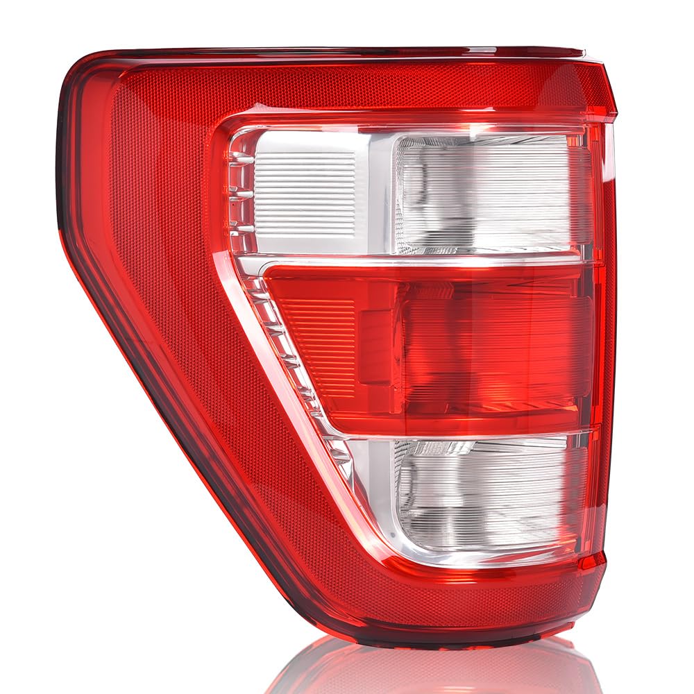 G-PLUS Tail Light Brake Lamp w/o Bulb Left Driver Compatible with Ford F150 XL 2021-2023,Fit w/Factory Incandescent and w/o Blind Spot Tail Light Models Only Luces TraserasAssembly