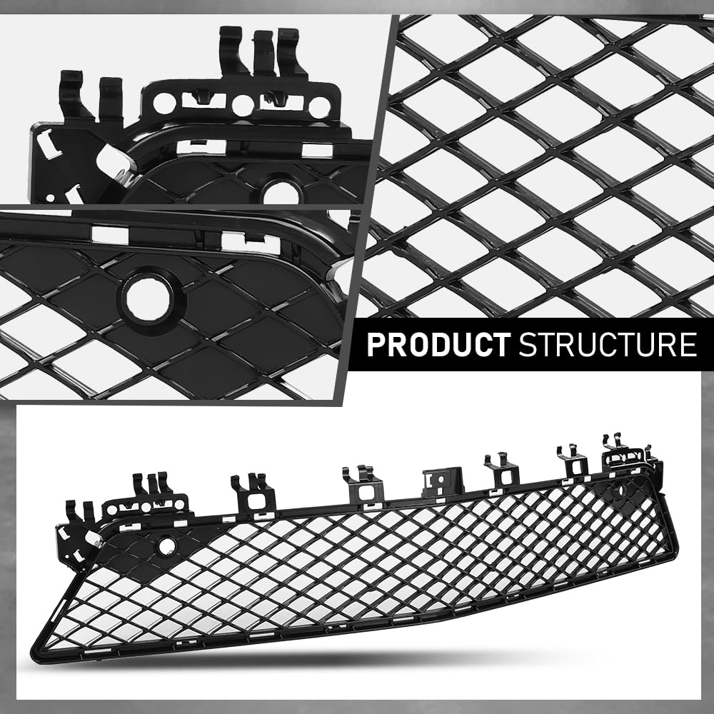 G-PLUS Bumper Grille Compatible with Benz C250 C300 C350 2012-2015,Fit For Models With AMG Styling Package 2048850853