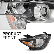 G-PLUS Headlight Assembly for Mazda CX-5 2013-2016 Clear Lens Chrome Housing Product Features