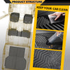 TPE Floor Mats Fit Honda CR-V LX EX SE 2012-2016 (Not Fit Touring & EX-L) 1st & 2nd Row Truck Accessories Cargo Liners All Weather Protection 3pcs Black Alfombras para Carro