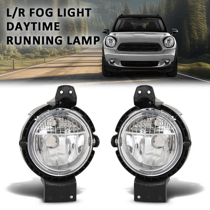 G-PLUS 2pcs Fog Lights Daytime Running Lamps, Compatible with Mini Cooper Countryman R60 2010-2016, LH Driver or RH Right Side, 63179802163