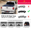 G-PLUS T4 Four-Fold Solid Truck Tonneau Cover Replacement for 2007-2013 Toyota Tundra | 6.5Ft Standard Short Bed | for Fleetside/Styleside Models Only | for Without Bed Rail System