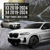 G-PLUS Front Fender Liner Compatible with BMW X4 (submodel: M40i, xDrive30i) / X3 sDrive30i 2019-2024 Fit BMW X3 (submodel: M40i, xDrive30i) 2018-2024 51717445681, BM1248159 Black