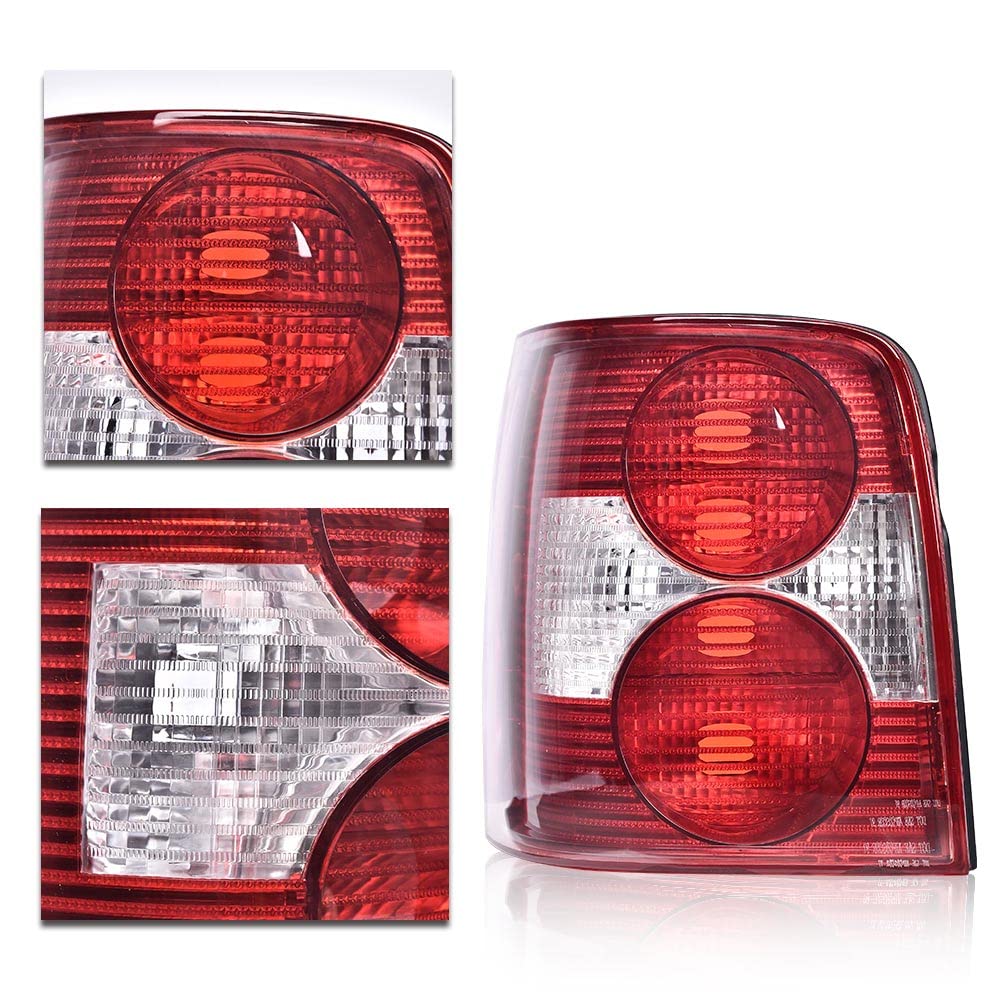 G-PLUS Rear Tail Lamp Light Left Compatible with VW Passat B5 B5.5 Wagon 2001 2002 2003 2004 2005 3B5945096AE, 3B5945095AE Luces TraserasAssembly