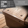 G-PLUS Composite Decking Boards End Cap 5.5”Fit TREX Composite Decking Boards End Cap 5.5" 4 pcs in One Package Plastic Brown