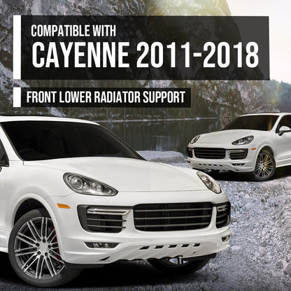G-PLUS Front Lower Radiator Support Compatible with Porsche Cayenne 2011 2012 2013 2014 2015 2016 2017 2018 95850473100 Black