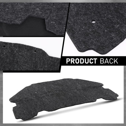 G-PLUS Hood Insulation Pad 1/2" with Clips Compatible with Pontiac G6 2005-2010