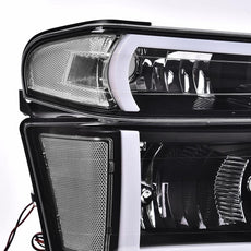 G-PLUS LED DRL Headlights for Chevy Colorado GMC Canyon Isuzu 2004-2012 Black Housing Product Specifications