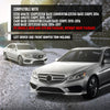G-PLUS Front Left Driver Side Bumper Trim Molding Compatible with Benz E350 4Matic / Base Coupe 2014 Fit Benz E550 Base 2014-2017 2078850774, MB1046131 Silver