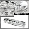 G-PLUS Dash Bezel Compatible with 1965 Chevy Chevelle El Camino without A/C Silver