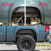 G-PLUS Rear Wheel Well Guards Compatible with Silverado/Sierra 2007-13 1500 2007-14 2500/3500,Pair Black Rear Wheel Well Liner Guards