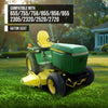 G-PLUS High Back Tractor Seat Compatible with John Deere Compact Utility Tractors: 655, 755, 756, 855 for 2305, 2320, 2520, 2720, Might Have to Replace Existing Kill Switch Yellow