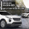 G-PLUS Bumper Cover Grilles Pair Compatible with Cadillac XT4 2019 2020 2021 2022 2023 2024 GM1038293, 191275994511 Glossy Black