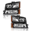 G-PLUS Headlight Assembly Compatible with Chevy Avalanche/SIlverado 1500 2500 HD 3500 2003-2006/Fit Chevy SIlverado 1500 2500 3500 Classic 2007 Left Right