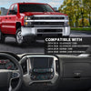 G-PLUS Dash Center Control Bezel Panel Compatible with Chevy Silverado 1500/ GMC Sierra 1500 2014-2019, Fit Chevy Silverado 2500HD 3500HD/ GMC Sierra 2500HD 3500HD 2014-2020 23136581