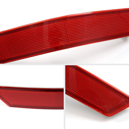 G-PLUS Rear Bumper Reflector Light LH & RH Side Compatible with Mercedes-Benz ML-Class W164 ML320 ML350 ML550 2007 2008 2009 1648200374 1648201574
