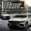 G-PLUS Fender Trim Front Left Side Compatible with Benz GLC300 4Matic 2016-2020 / GLC300 Base 2016-2022 / GLC43 AMG 4Matic 2017-2022 2538850522, MB1290101 Black
