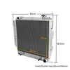 3 Row Core Full Aluminum Racing Radiator Replacement For Jeep Wrangler TJ YJ GM For Chevy V8 Conversion 1987-2006 1988 1989 1992 1993 1996 1997 1998 2002