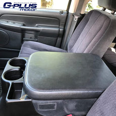 G-PLUS Center Console Cup Holder for Dodge Ram 1500 2500 3500 2003-2012 Black Front View