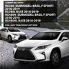 G-PLUS Fog Light Trim Driving Lamp Front Driver Left Side Compatible with LX RX350/RX450h (submodel: Base, F Sport) 2016-2019, Fit LX RX350L/RX450hL Base 2018-2019 814820E180, LX1038118 Silver