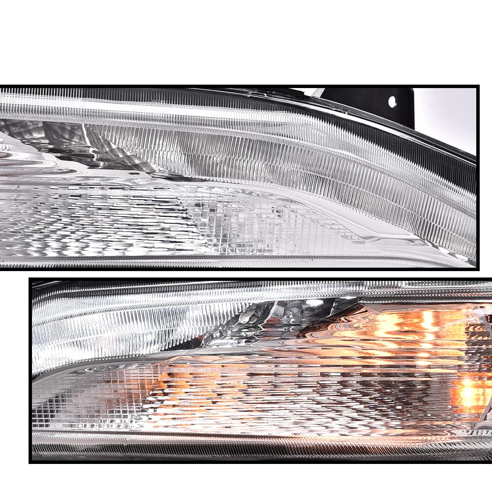 G-PLUS Front Bumper Fog Lamp Turn Signal Light Compatible with Chevy Malibu 2019 2020 2021 2022 84575553 84575552 Left Right Driving Fog Lamp Bumper Turn Signal Light Assembly