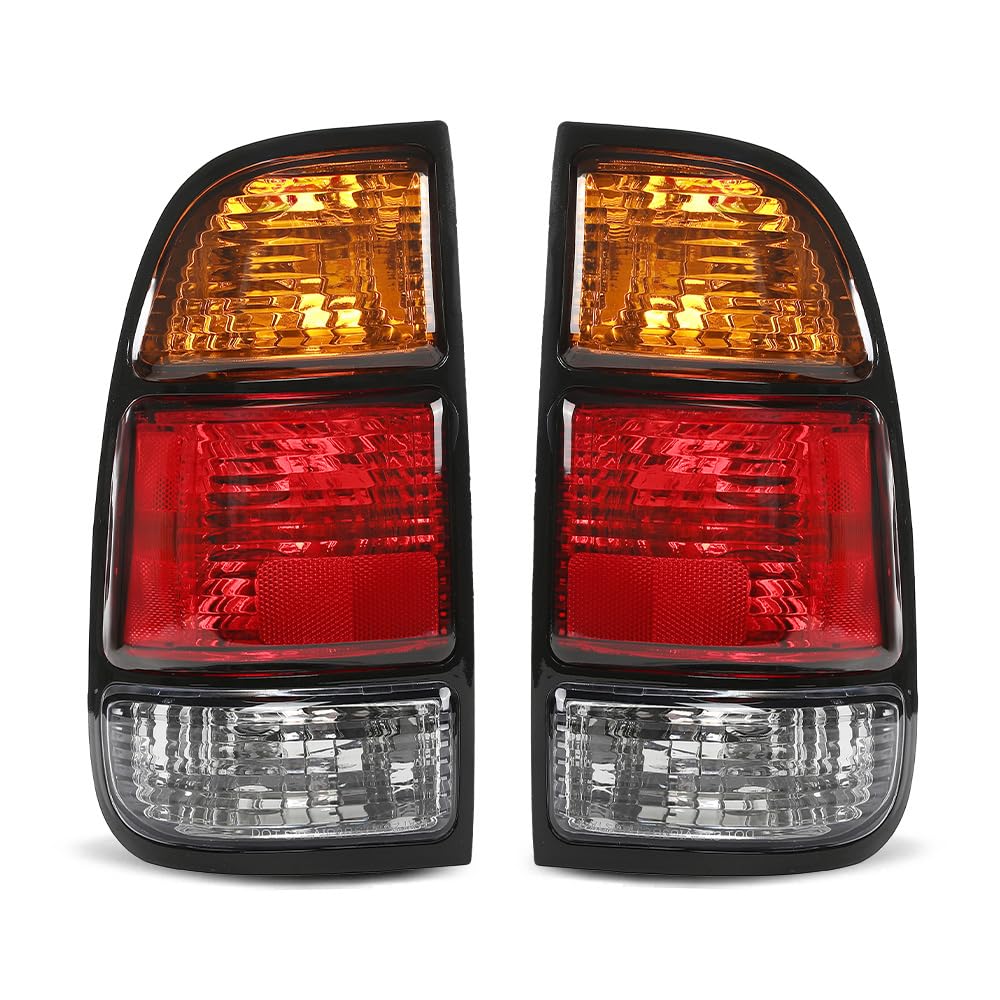 G-PLUS Tail Lights Assembly Left & Right Side Compatible with Toyota Tundra Regular Cab & Access Cab 2000-2006 Fit for Fleetside Bed Model 815600C010, 815500C010 Luces Traseras