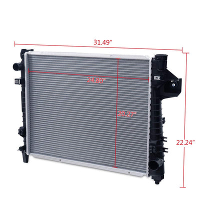 Replacement for Dodge Ram 1500 2500 3500 2004 2005 2006 2007 2008 2009 CU2813 Aluminum Cooling Radiator
