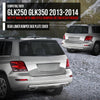 G-PLUS Rear Lower Bumper Skid Plate Cover Compatible with Benz GLK250 GLK350 2013-2014 Not Fit Models with AMG Style Bumpers or Tow Hitch Package 2048857423, 204 885 7423 Silver
