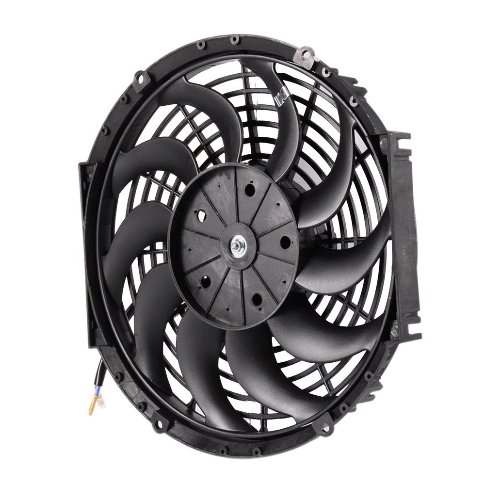 Compatible For CHEVY C/K SERIES C10 C20 K10 K20 PICKUP 1967-1972 Aluminum Cooling Radiator Stop Leak With 12" Radiator Cooling Engine Fan