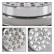 G-PLUS LED Marker Turn Signal Light Clear Lens Warm White LED Universal Close-up View