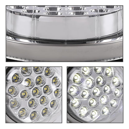 G-PLUS Clear Lens Warm White LED Light Marker Turn Signal Light Lamp w/Base universal