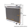 Performance Aluminum Racing Radiator Replacement For GM C/K Series C10 C20 C30 Pickup Suburban Truck 1961 1962 1963 1964 1965 1966