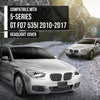 G-PLUS Headlight Lens Cover Compatible with BMW 5-Series GT F07 2010-2017 Left & Right Pair Front Headlamp Lens Cover Clear